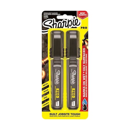 Sharpie Sharpie PRO Black Chisel Tip Permanent Marker 2 pk 2018330
